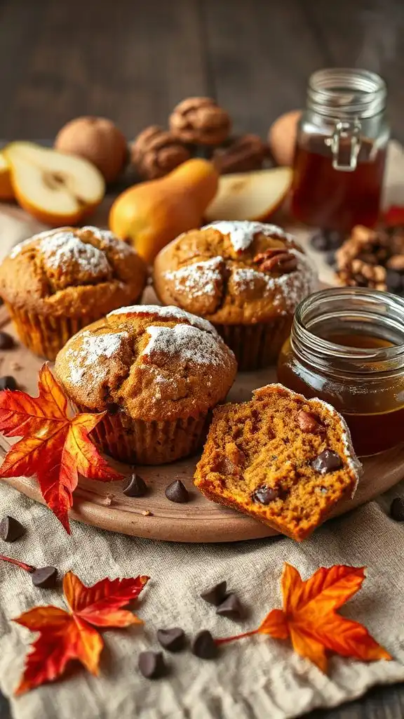 pumpkin muffins with bourbon