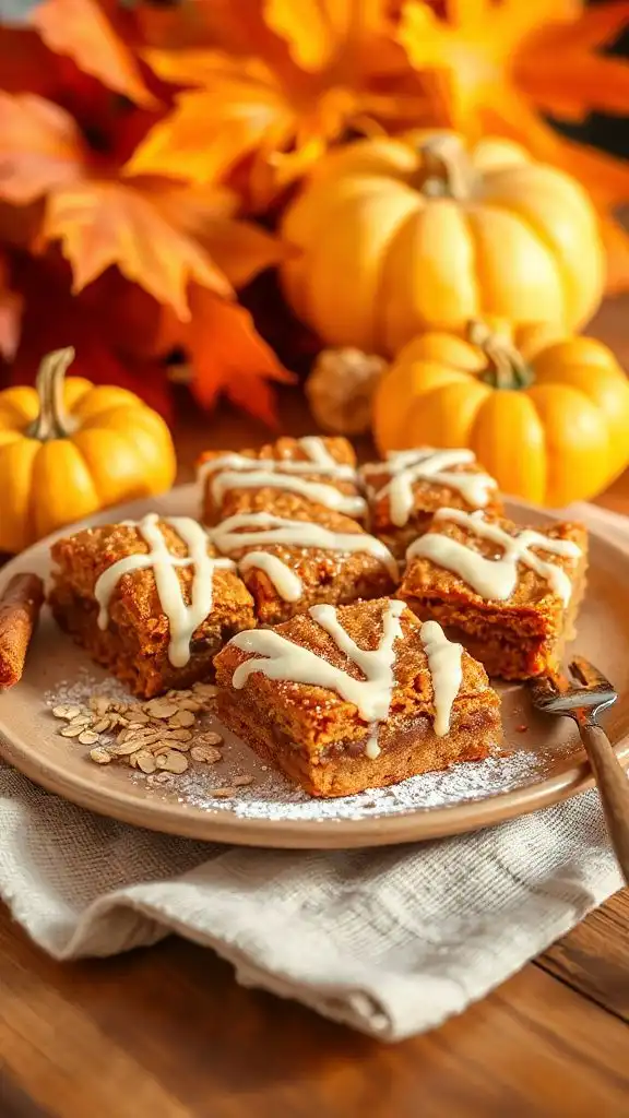 pumpkin oatmeal bars recipe