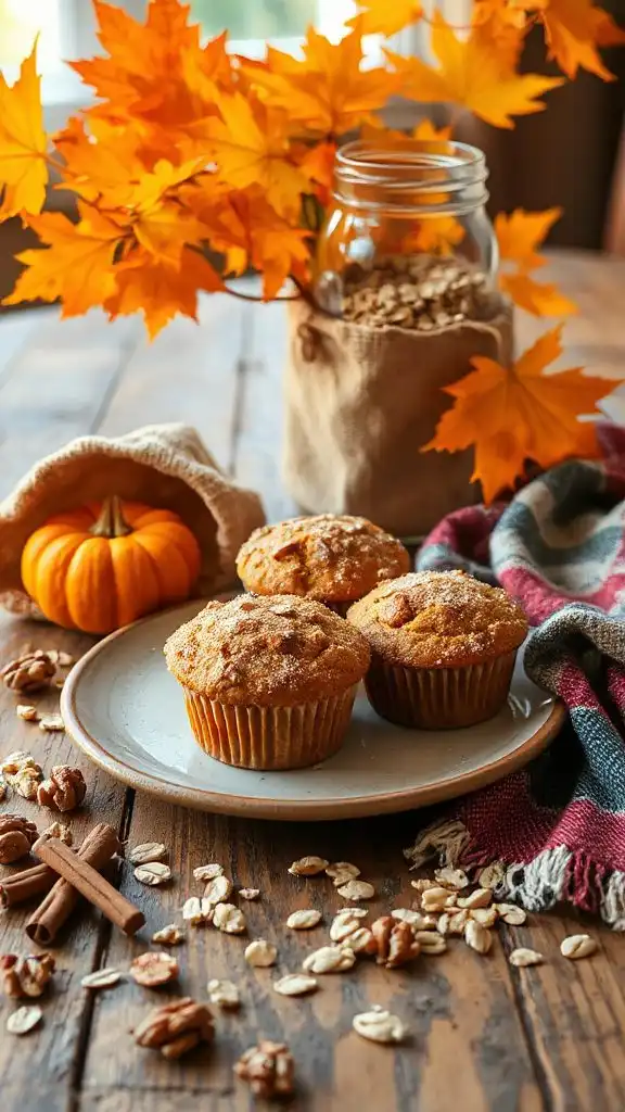 pumpkin oatmeal muffin recipe