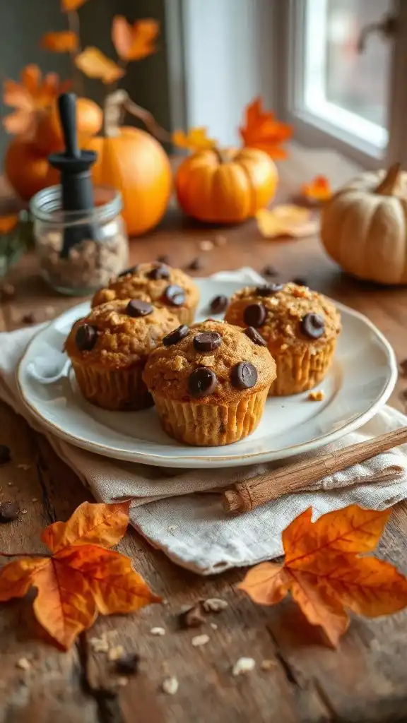 pumpkin oatmeal muffins recipe