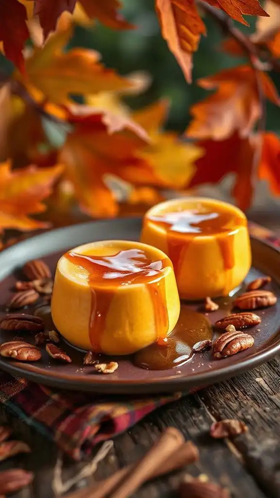 pumpkin panna cotta delight