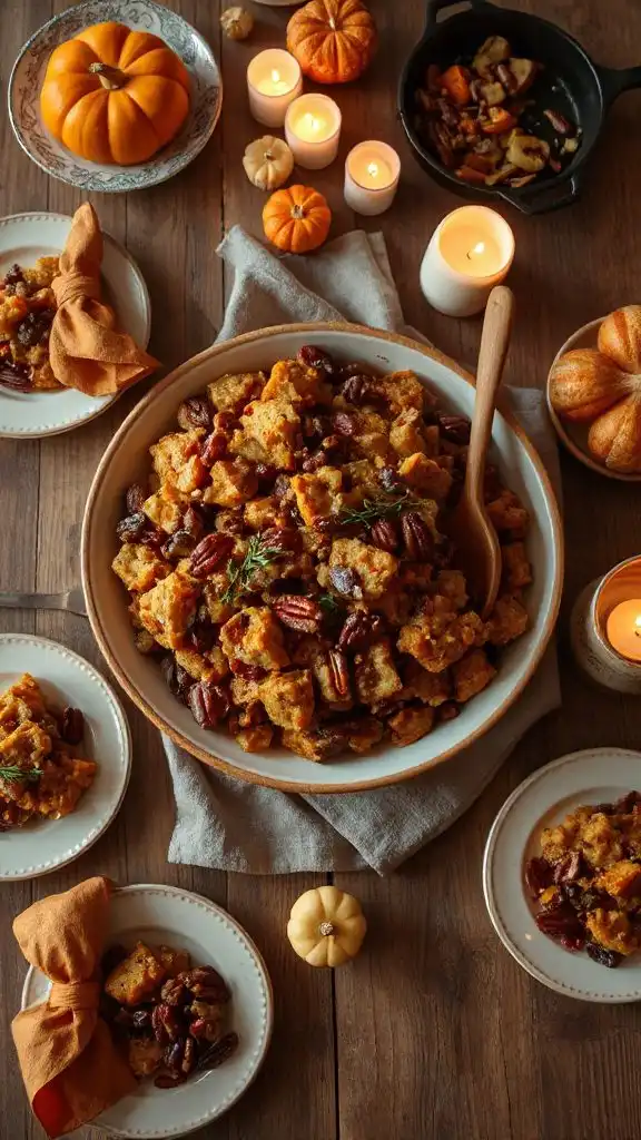 pumpkin pecan stuffing recipe