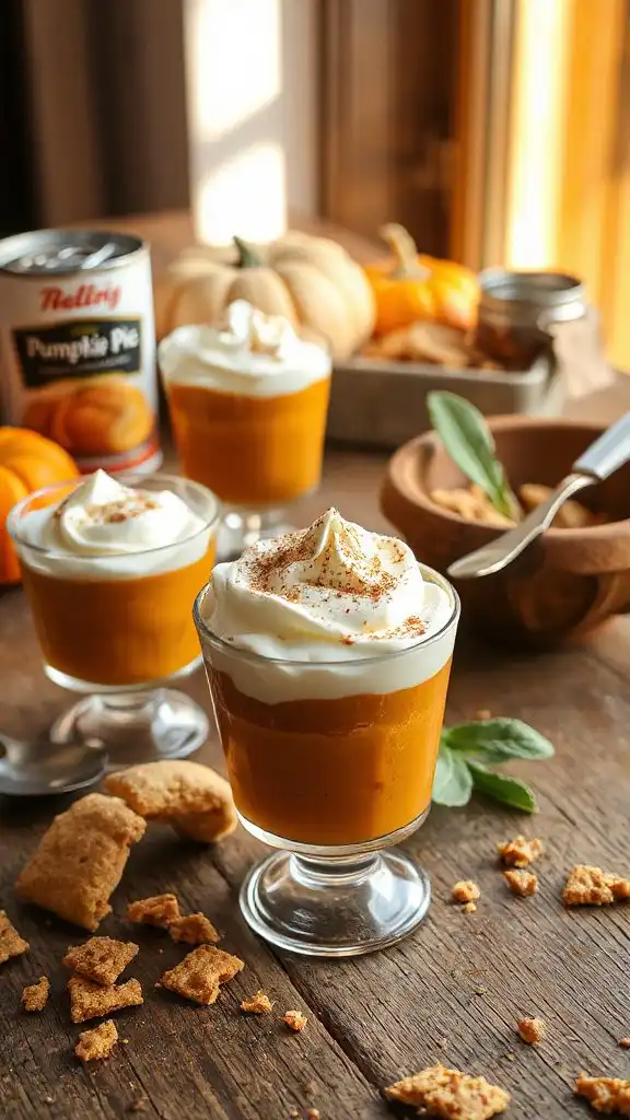 pumpkin pie layered dessert
