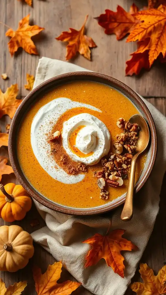 pumpkin pie smoothie bowl