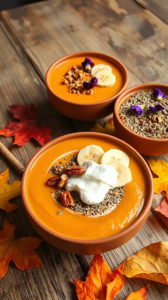 pumpkin pie smoothie bowl