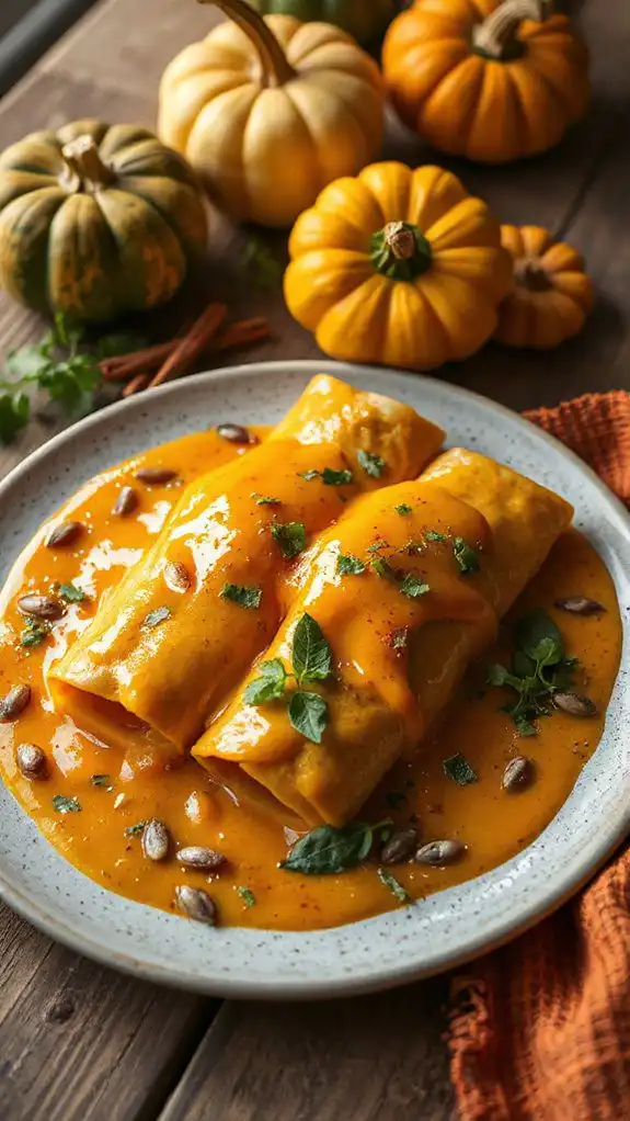 pumpkin sausage enchiladas recipe pumpkin sausage enchiladas recipe