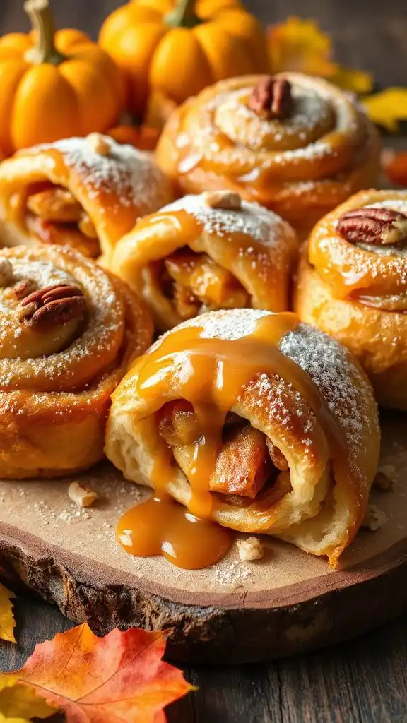 pumpkin spice apple strudel
