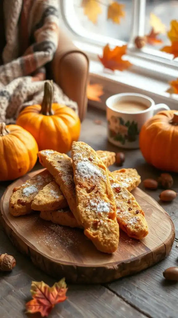 pumpkin spice autumn cookies