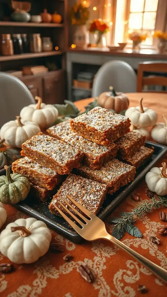 pumpkin spice brown butter bars pumpkin spice brown butter bars