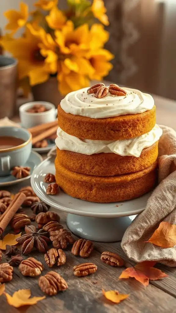 pumpkin spice cake recipe