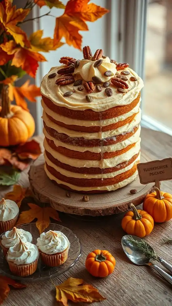 pumpkin spice cake recipe
