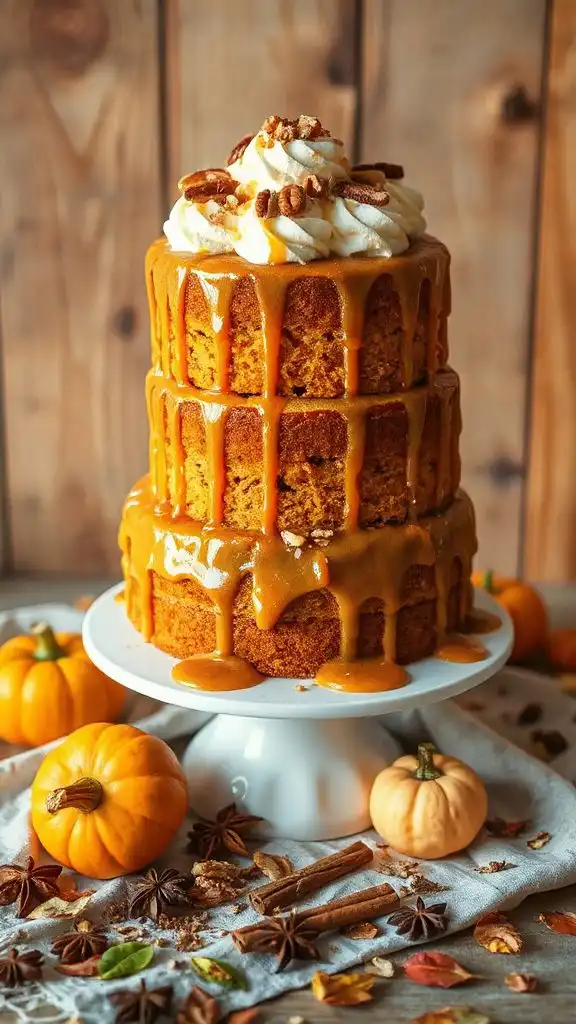 pumpkin spice caramel delight