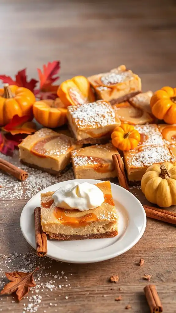 pumpkin spice cheesecake bars pumpkin spice cheesecake bars