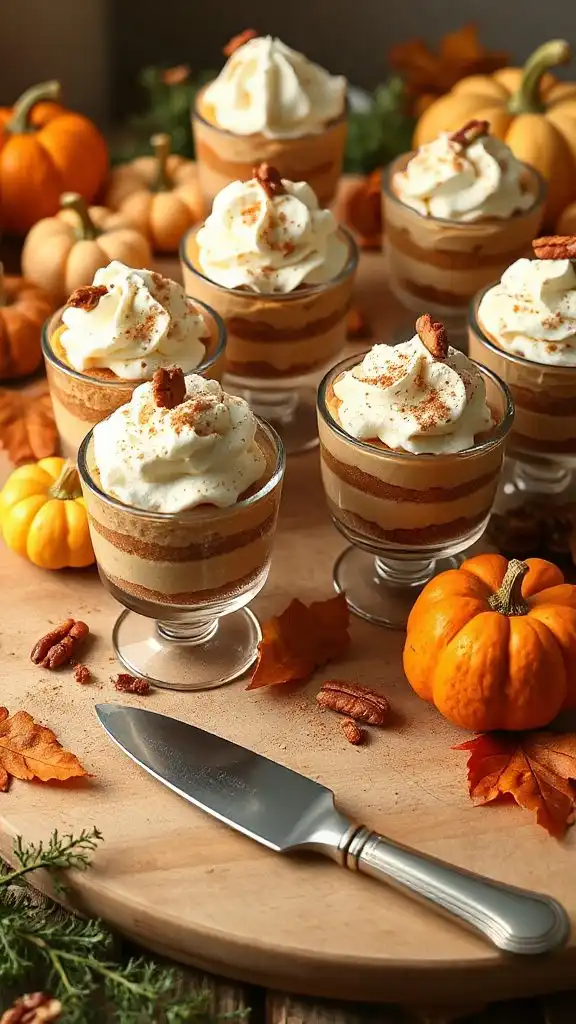 pumpkin spice cheesecake cups