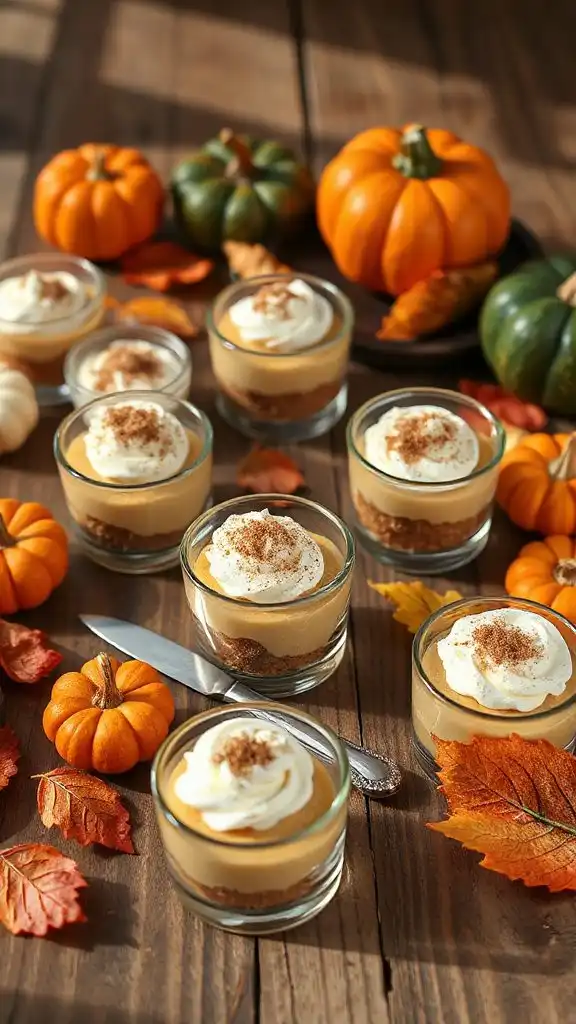 pumpkin spice cheesecake delights