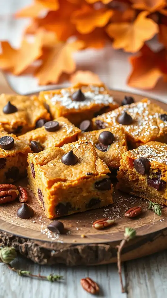 pumpkin spice chocolate bars