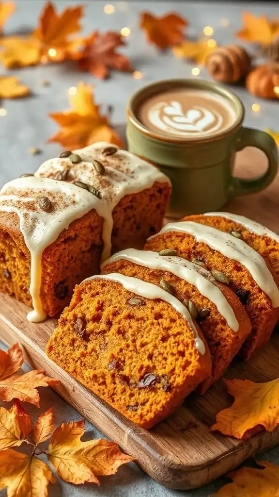 pumpkin spice coffee bread