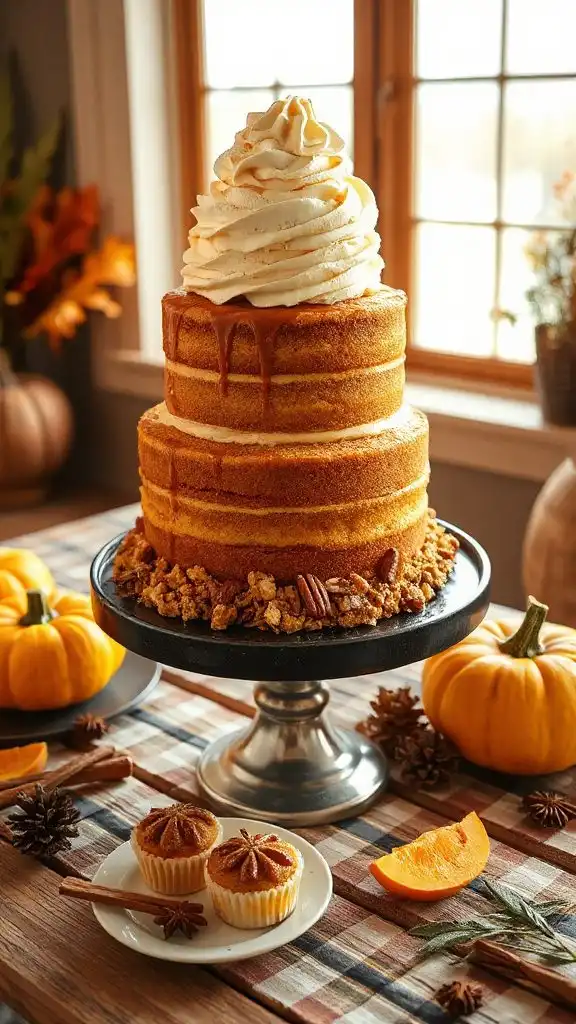 pumpkin spice coffee cake