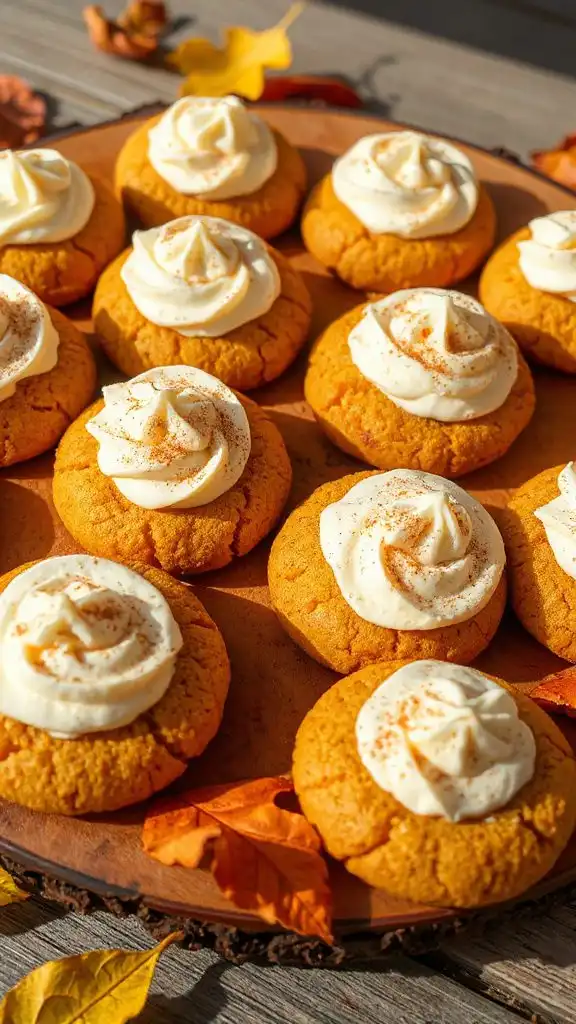 pumpkin spice cream cheese cookies