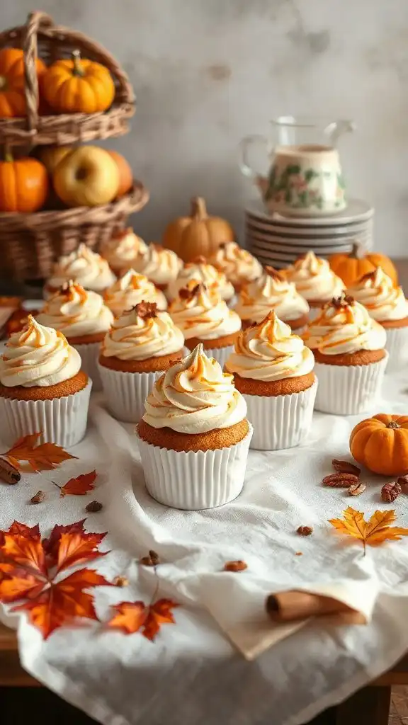 pumpkin spice cupcake recipe