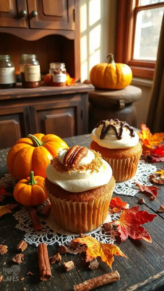 pumpkin spice cupcake recipe