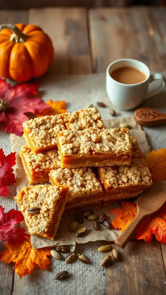 pumpkin spice dessert bars