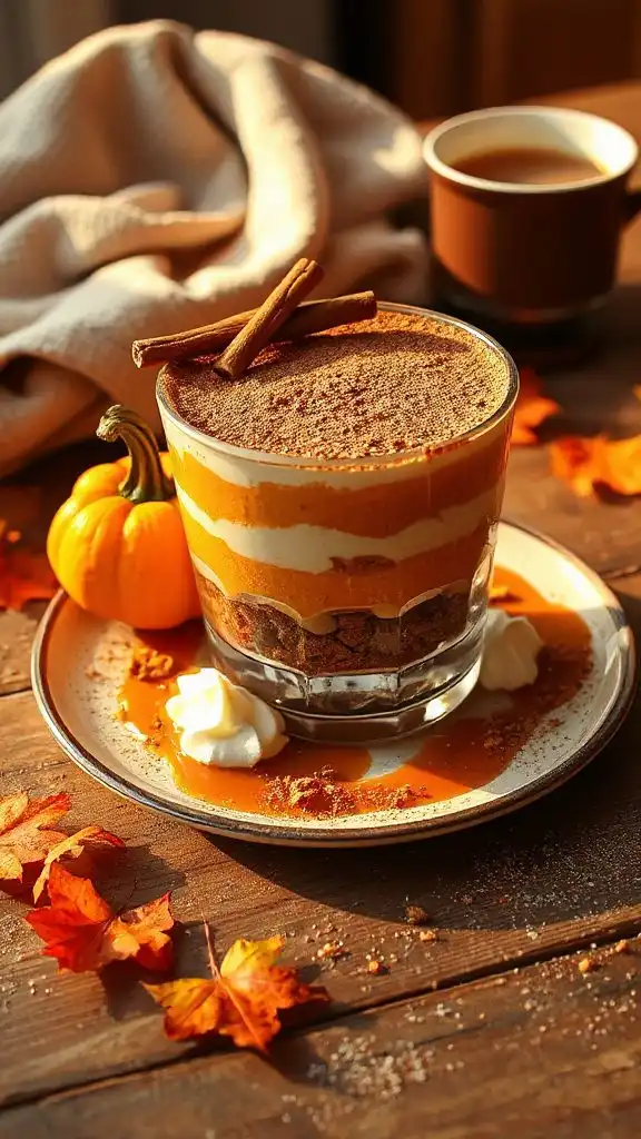 pumpkin spice dessert delight