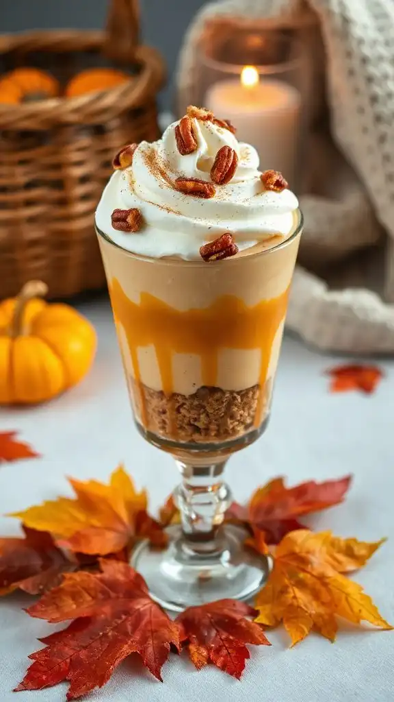 pumpkin spice dessert parfaits