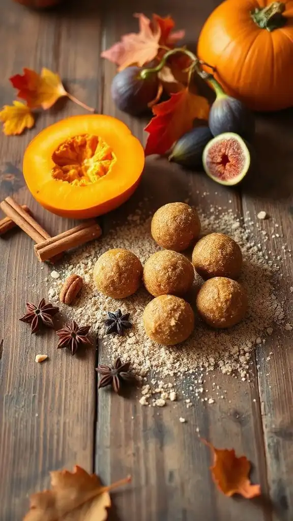 pumpkin spice energy snacks