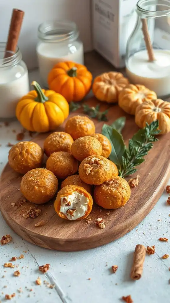 pumpkin spice energy treats