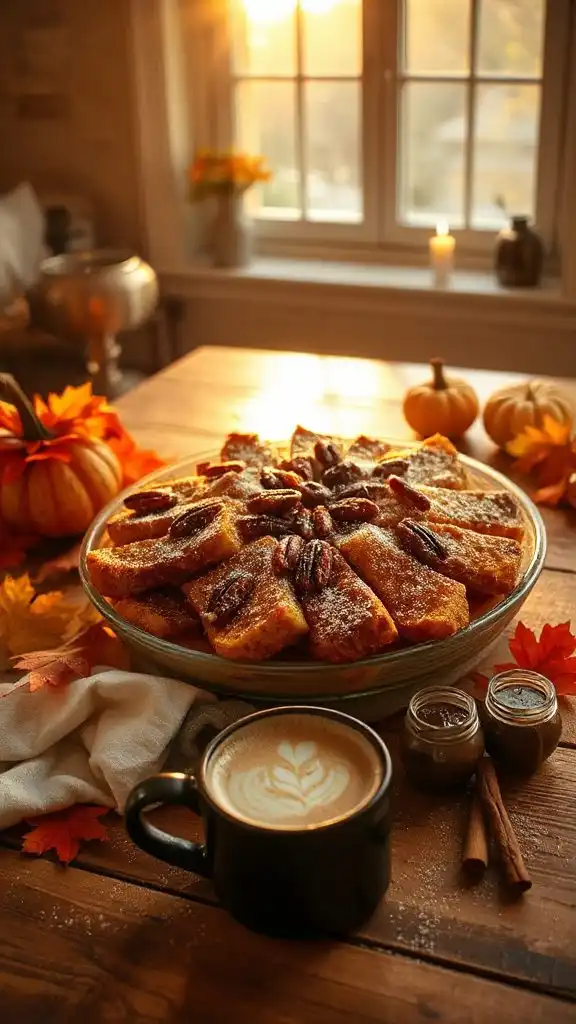 pumpkin spice french toast casserole