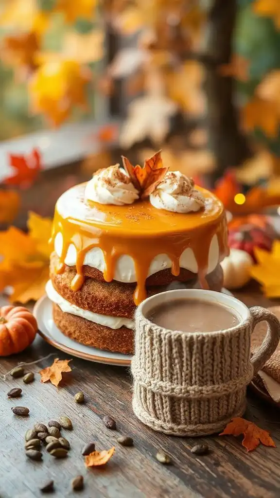pumpkin spice latte cake