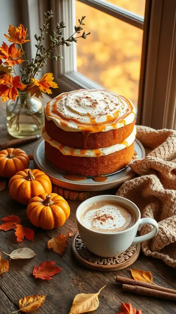 pumpkin spice latte cake