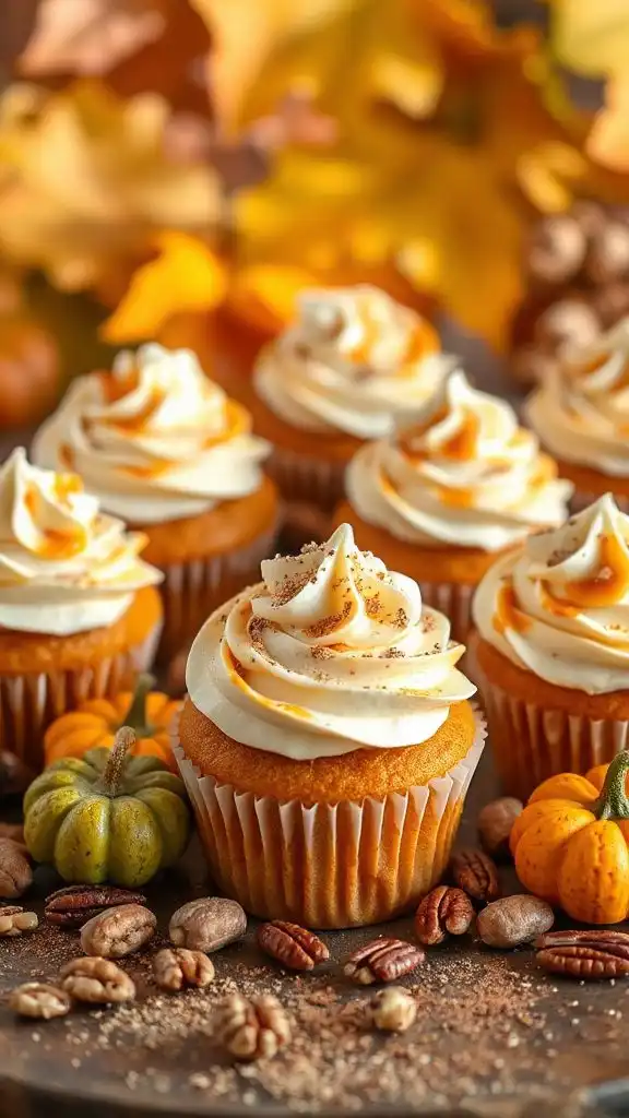 pumpkin spice latte cupcakes