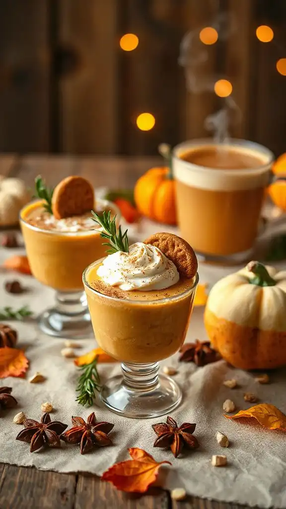 pumpkin spice latte mousse