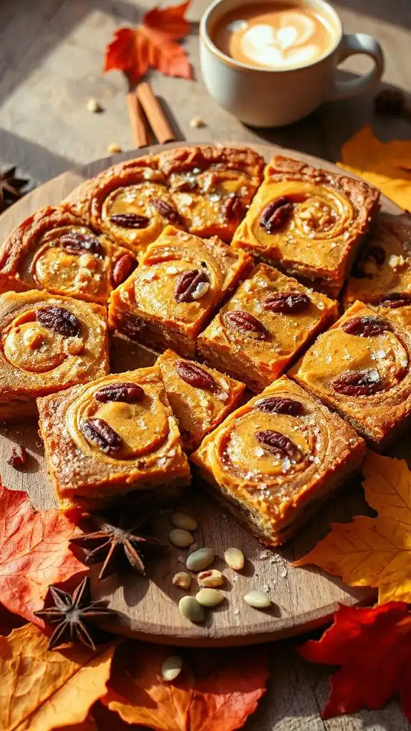 pumpkin spice nut butter bars