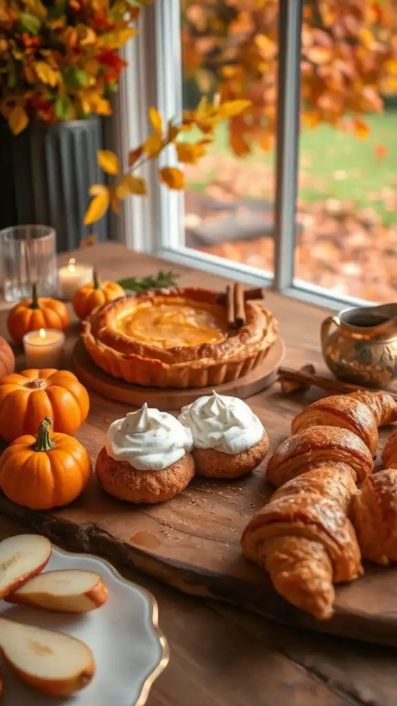pumpkin spice pastry crust