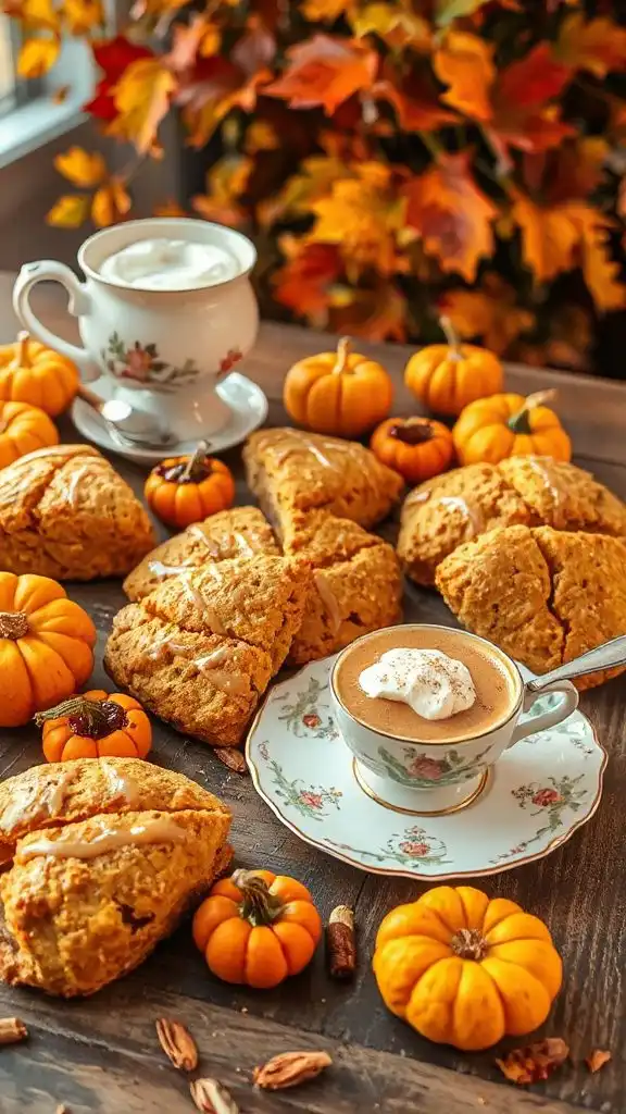 pumpkin spice scones recipe