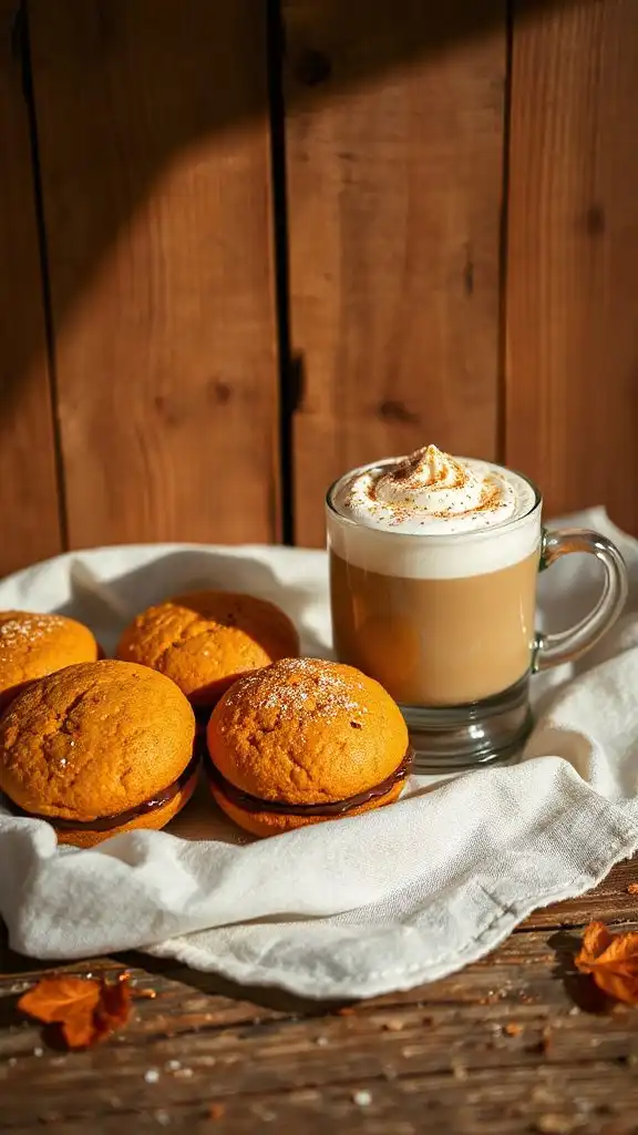 pumpkin spice whoopie pies