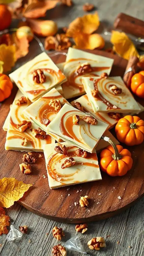 pumpkin spice yogurt bark