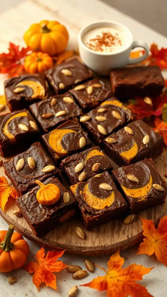 pumpkin spiced chocolate brownie recipe