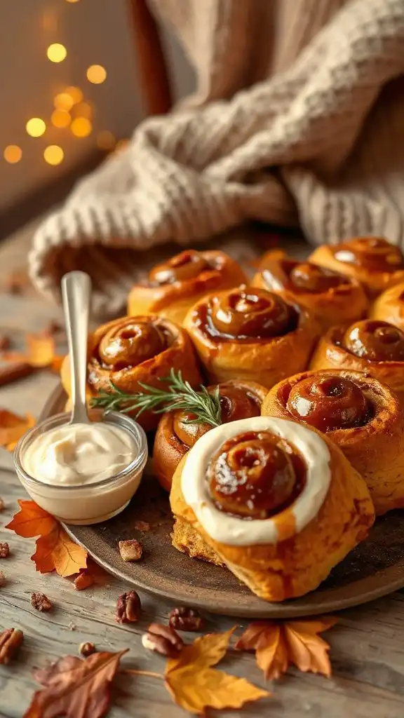 pumpkin spiced cinnamon buns recipe