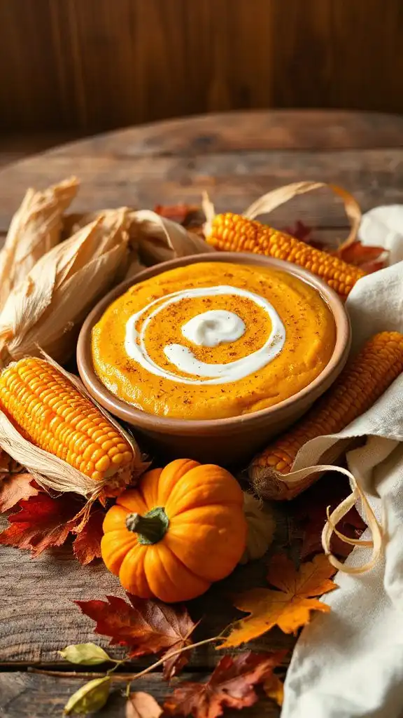 pumpkin spiced corn pudding recipe