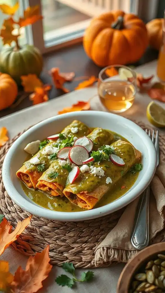 pumpkin verde enchiladas recipe pumpkin verde enchiladas recipe