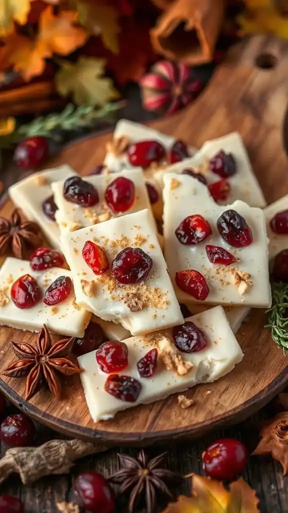 pumpkin white chocolate bark pumpkin white chocolate bark