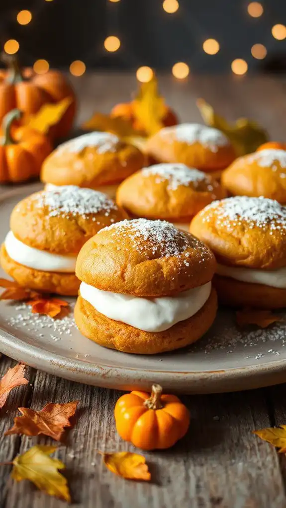 pumpkin whoopie pies delight