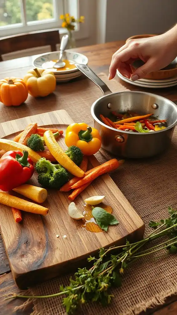 quick and colorful stir fry