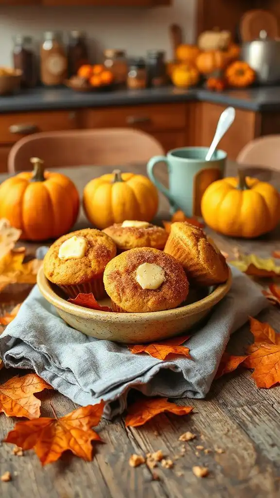 quick and easy pumpkin muffins