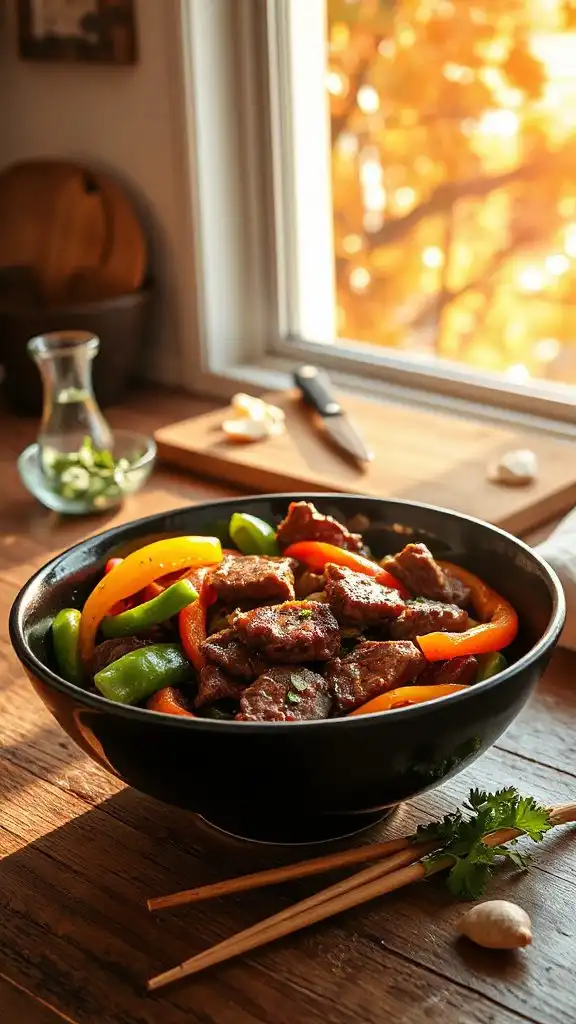 quick beef vegetable stir fry