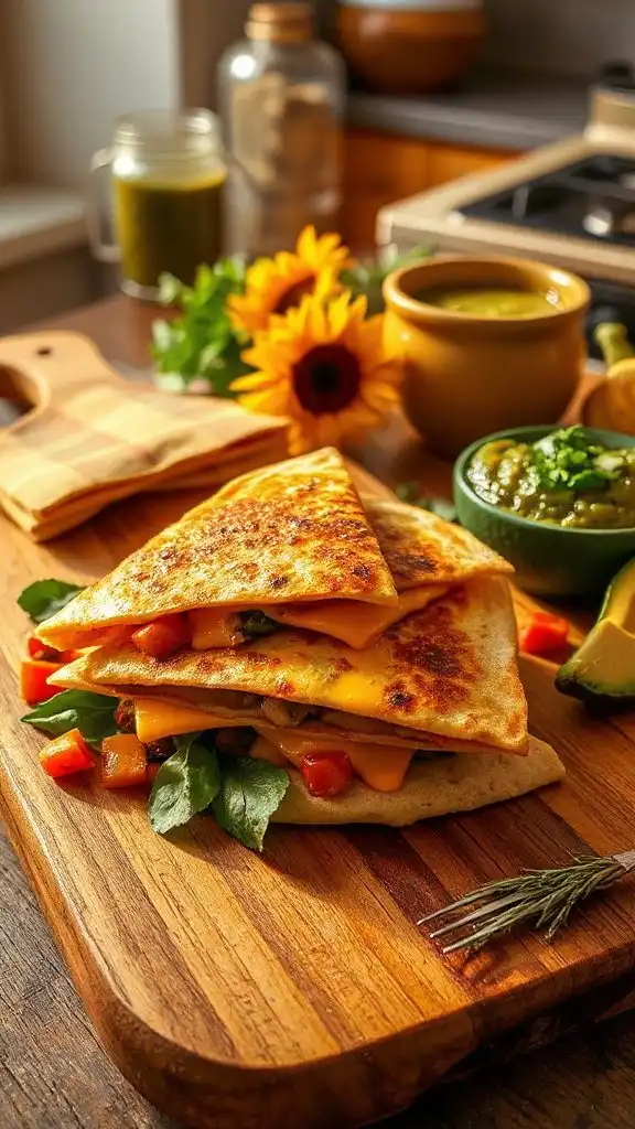 quick cheesy vegetable quesadillas quick cheesy vegetable quesadillas